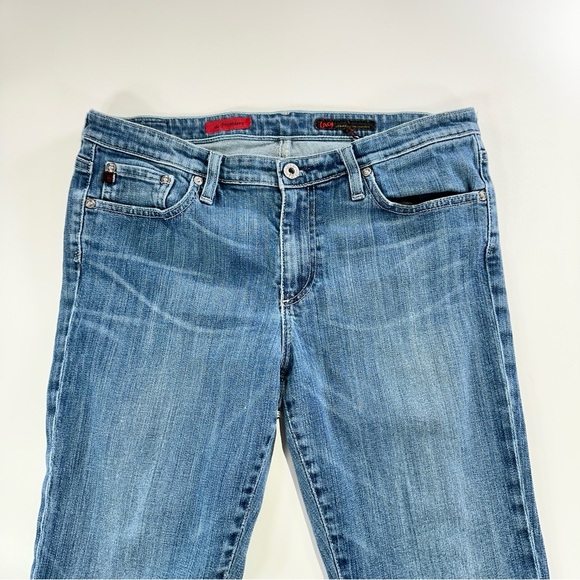 AG Adriano Goldschmied Light Blue Straight Leg Jeans - Picture 6 of 14